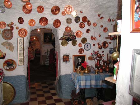 Gypsy Cave in Granada