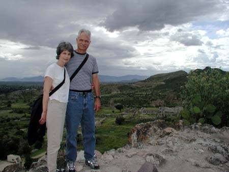 Jon and Mary at Yagul